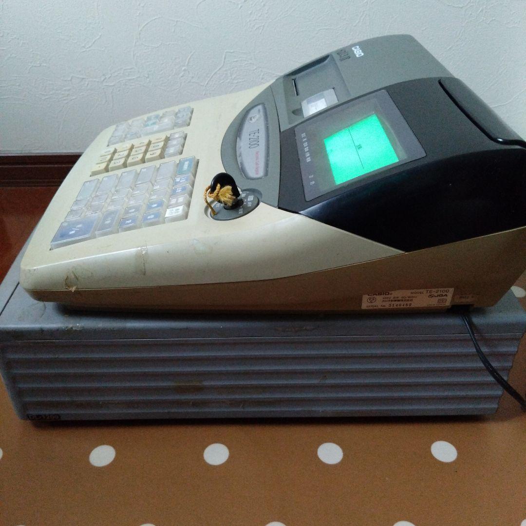 CASIO TE-2100 レジスター 平成レトロ - メルカリ