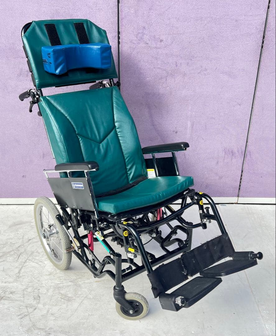 リクライニング機能付き介助用車椅子, カワムラサイクル ティルト＆リクライニング カワムラサイクル 車椅子 介助式 KXL16-42 ティルト&リクライニング