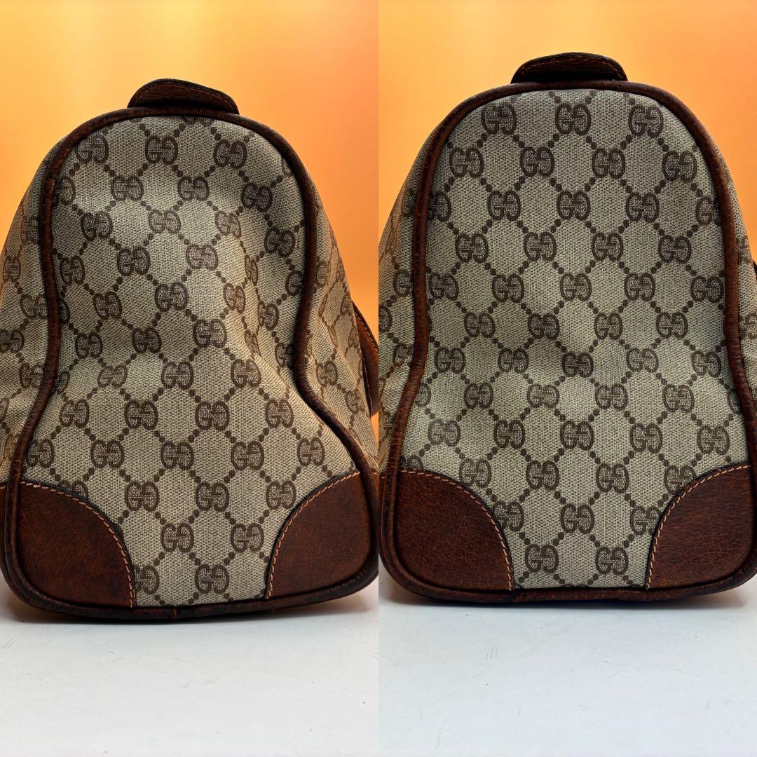 GUCCI グッチ GGキャンバス シェリーライン ミニボストンバッグ - メルカリ