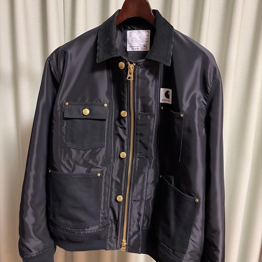 sacai x Carhartt WIP Nylon Twill 黒 サイズ 2 - メルカリ