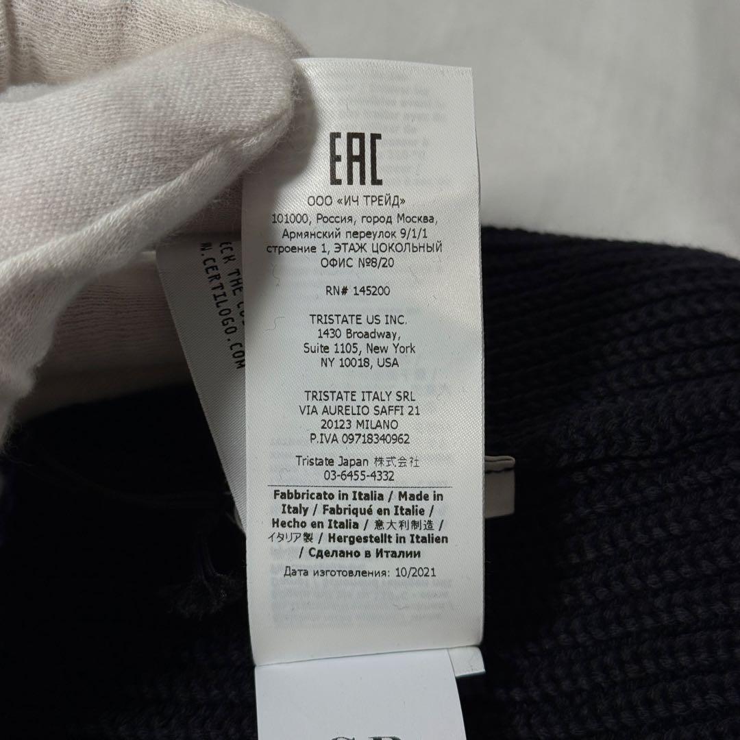 【定価2.9万】C.P.Company ゴーグル ニット キャップ ブラック