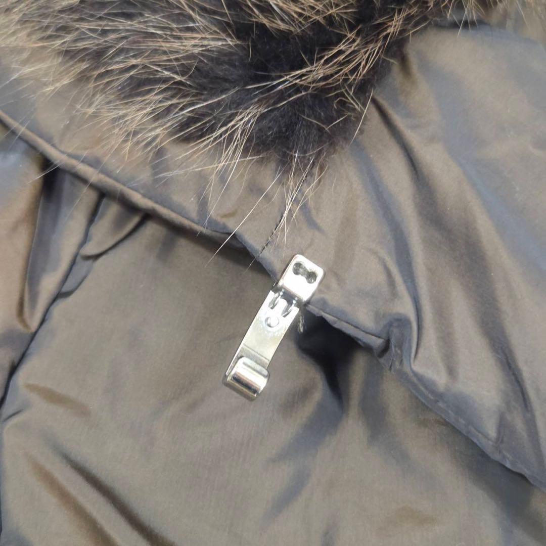Max Mara マックスマーラ ファー付き コート ブラウン 36サイズ - Max
