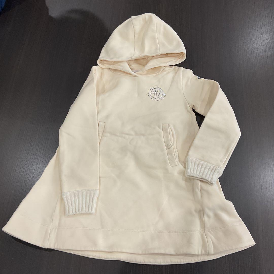 S*】様 MONCLERフード付きワンピース 8A 130cmモンクレール　チル 楽天市場】MONCLER モンクレール Sweat Onepiece スウェットワンピース