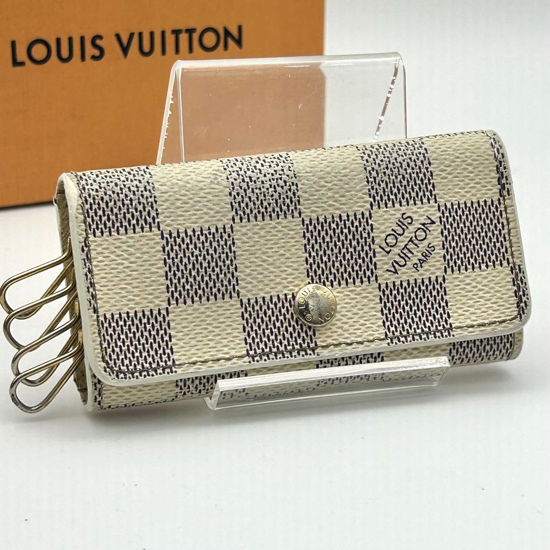 ルイ ヴィトン ダミエ アズール ミュルティクレ4 4連 キーケース