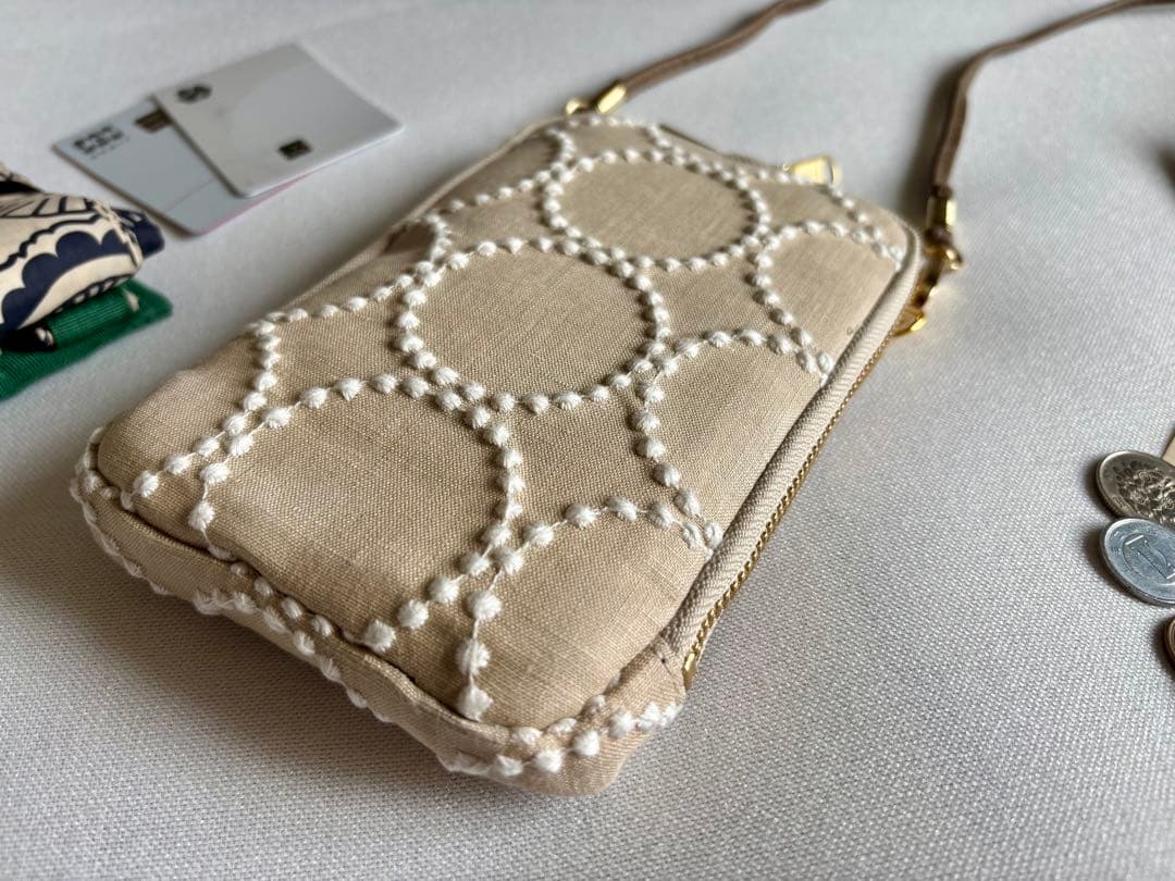 ☆はるゆかい様専用【スマホショルダー】ミナペルホネン タンバリン