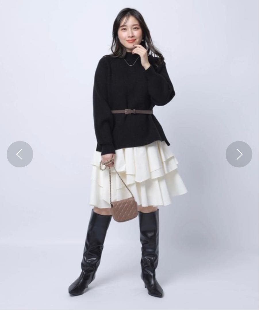 Apuweiser-riche イレヘムレイヤードミニワンピセット - メルカリ