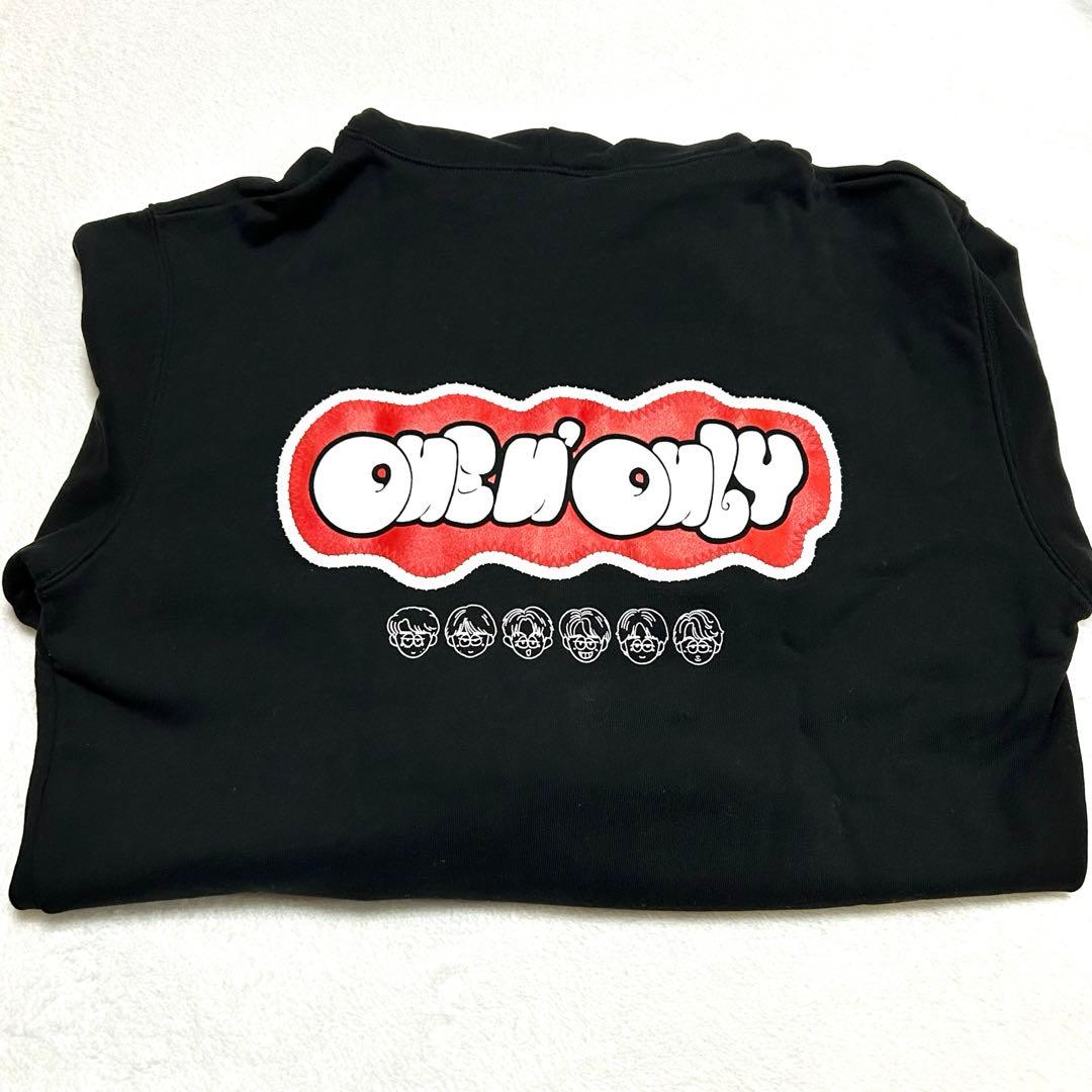 ONE N' ONLY ワンエン ジップパーカー #003 ブラック Lサイズ - メルカリ
