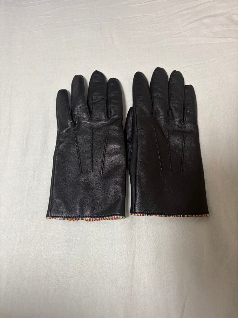 【美品】Paul Smith ラムレザー グローブ 手袋 ポールスミス Paul Smith 手袋 メンズ グローブ GLOVE STRIPED PIPING
