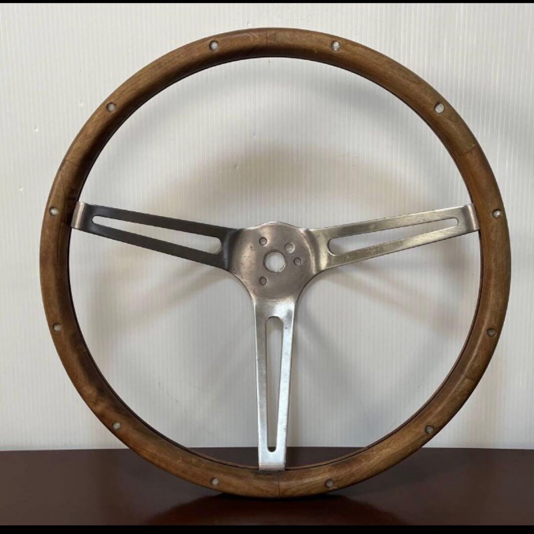 グラント　ウッドステアリング　ムーンアイズ　ＧＲＡＮＴ　旧車　アメ車　超稀少品！ MOONEYES ムーンアイズ ウッド ステアリング Grant Challenger Wood