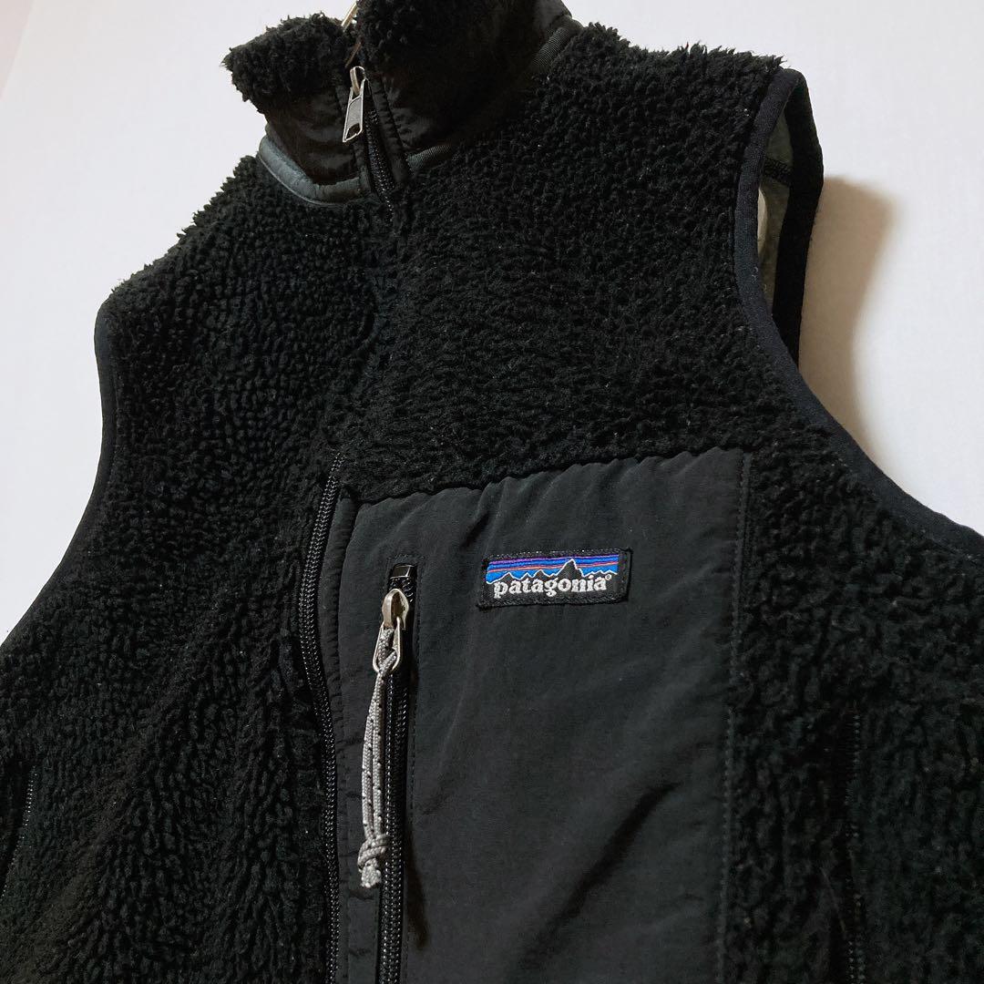 希少 XS USA製 01 パタゴニア レトロx ベスト フリースジャケット