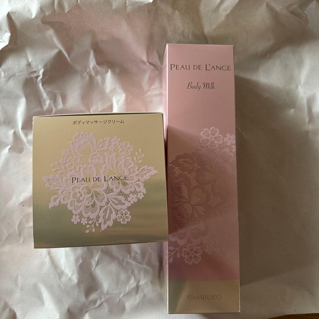 PEAU DE L'ANGE ボディミルク & マッサージクリームセット MARUKO PEAU DE L'ANGE ボディマッサージクリーム - メルカリ