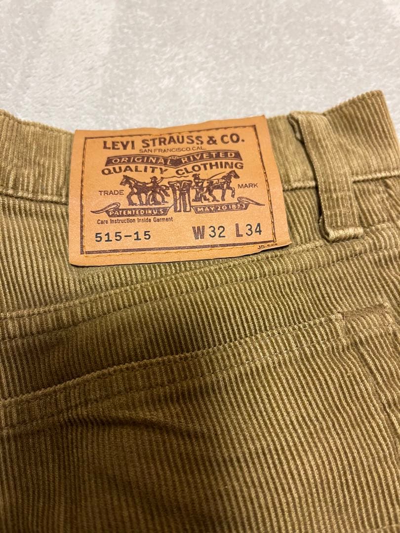 Levi's リーバイス コーデュロイ 515-15 日本製90年代W32L34 - メルカリ