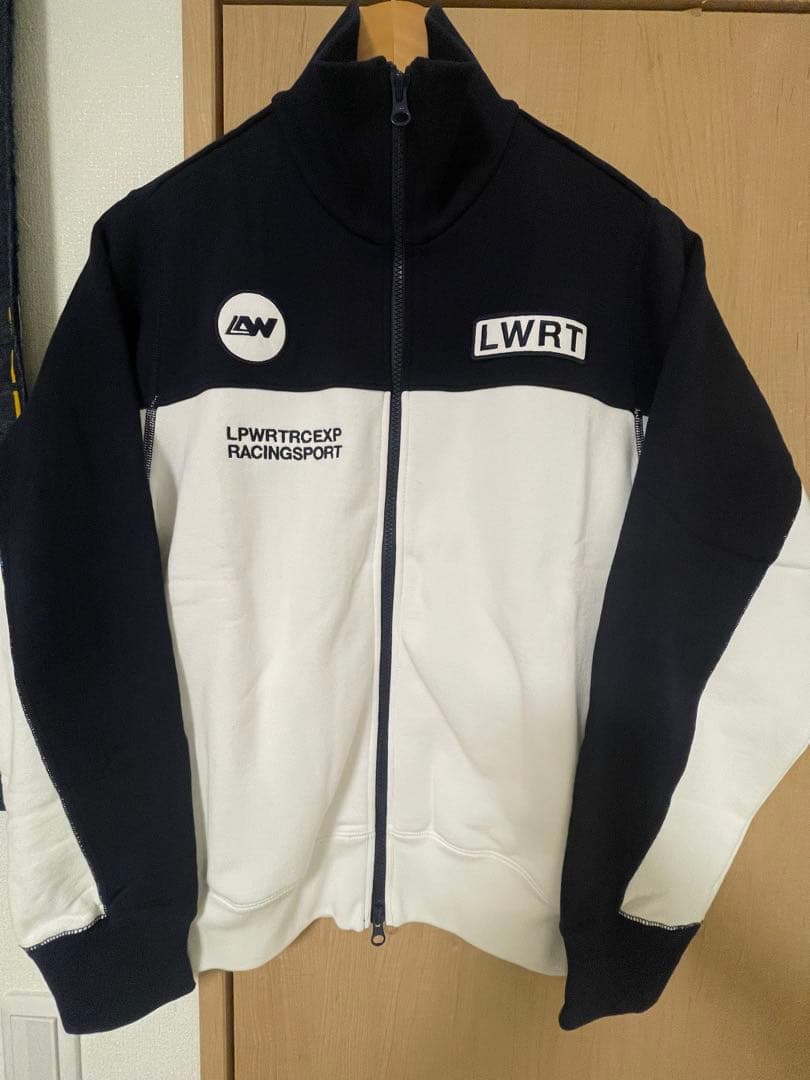 ループウィラー LWRTジャケット S ネイビーxホワイト