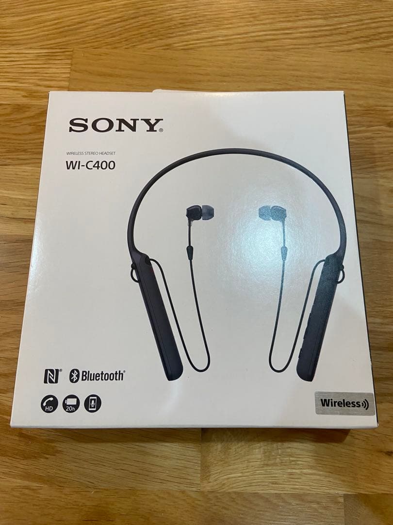ソニー　SONY ワイヤレスイヤホン　WI-C400 Sony WI-C400 Wireless Behind-the-Neck In-Ear Headphones, MDREX15LP