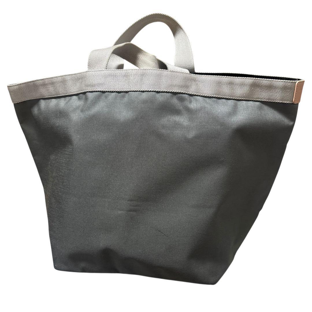 エルベシャプリエ 725CD 舟形トートバッグ L フュズィ×シルバー