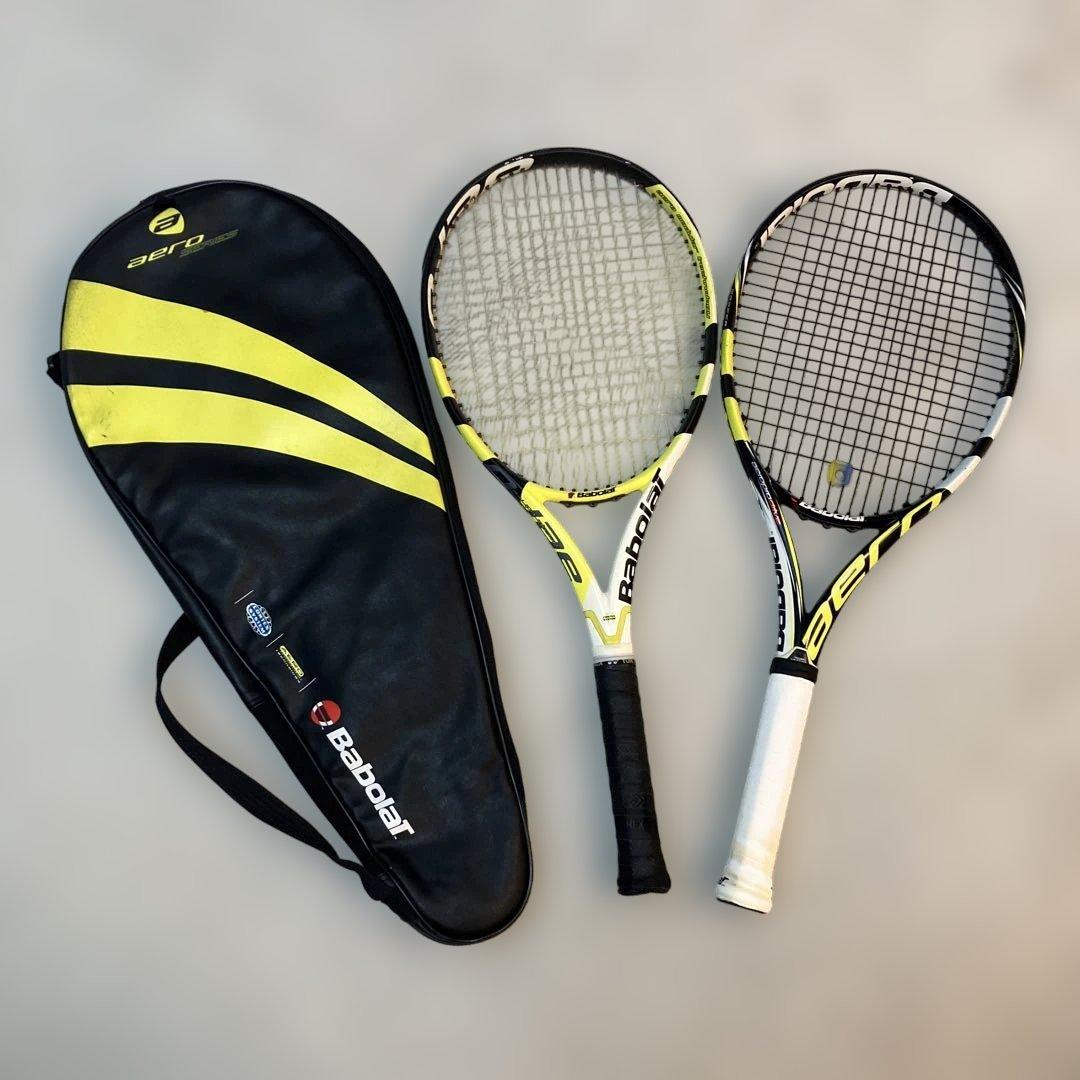 【BabolaT】アエロプロドライブ２本 Amazon | バボラ 硬式 テニスラケット 2010 アエロプロドライブ G2