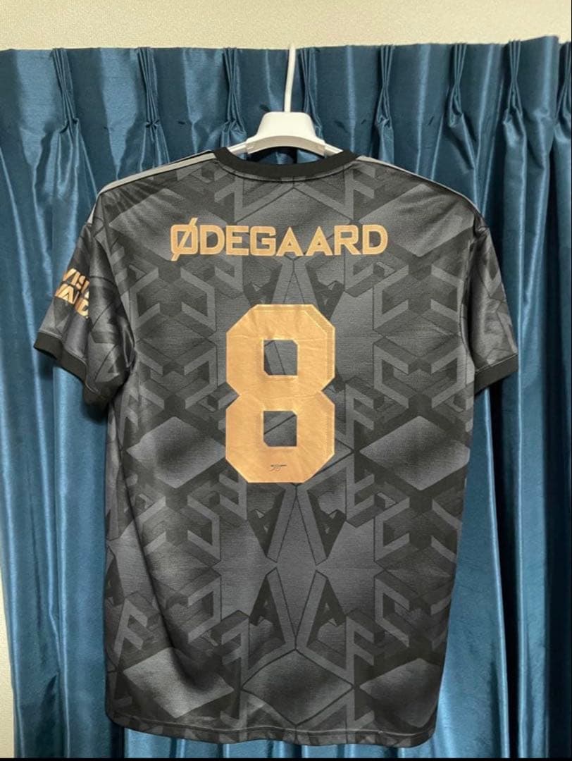 アーセナル22/23 シーズン 2ndユニ（クラブフォント）ウーデゴール アーセナル 25-26 アウェイ 半袖 ユニフォーム No.8 ウーデゴール