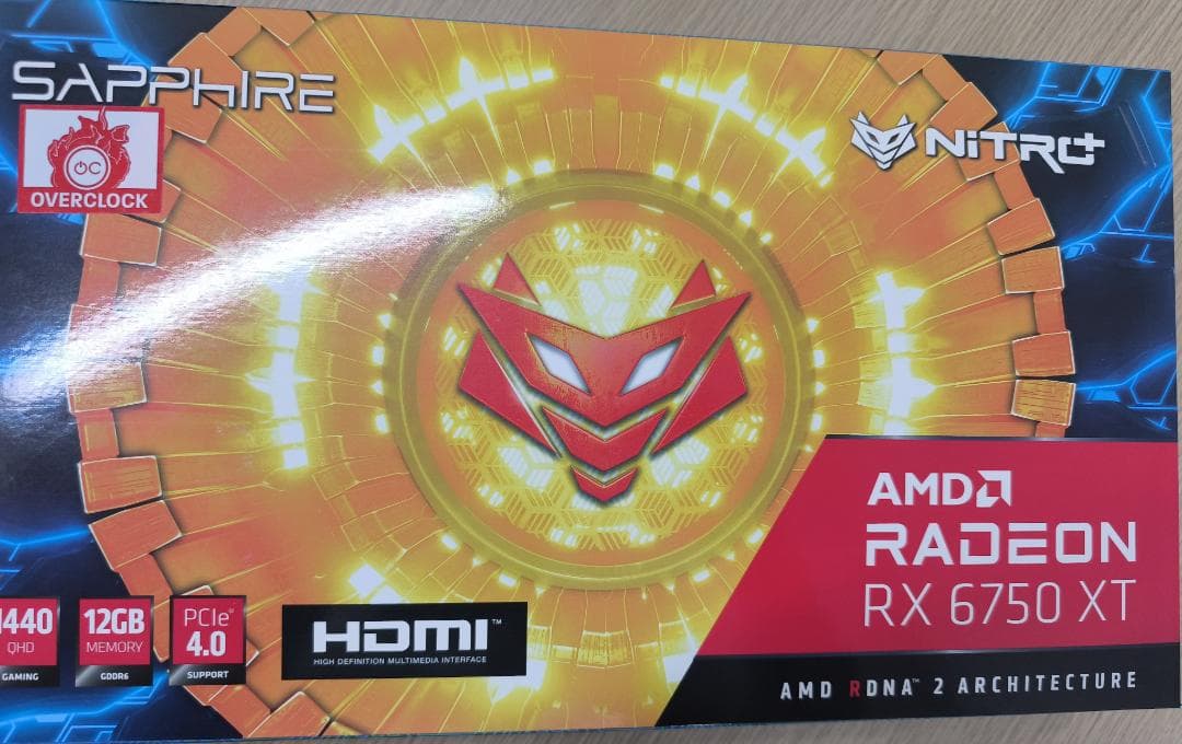 グラフィックボード・グラボ・ビデオカード Sapphire NITRO+ Radeon RX 6750XT 12GB SAPPHIRE NITRO+ Radeon RX 6750 XT GAMING OC 12G GDDR6 | SAPPHIRE