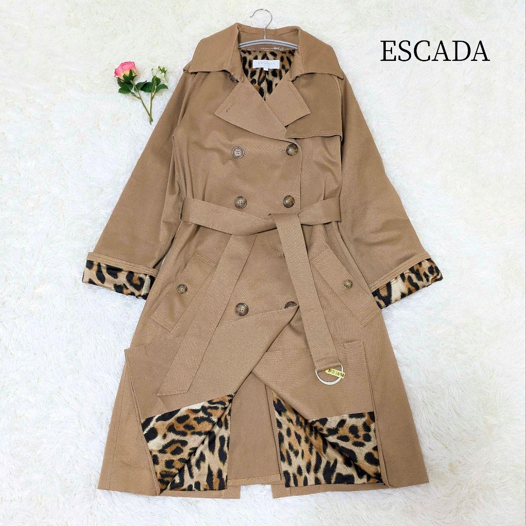 美品✨エスカーダ　トレンチコート　レオパード柄　ロングコート　大きいサイズ 楽天市場】レオパード ロングコートの通販