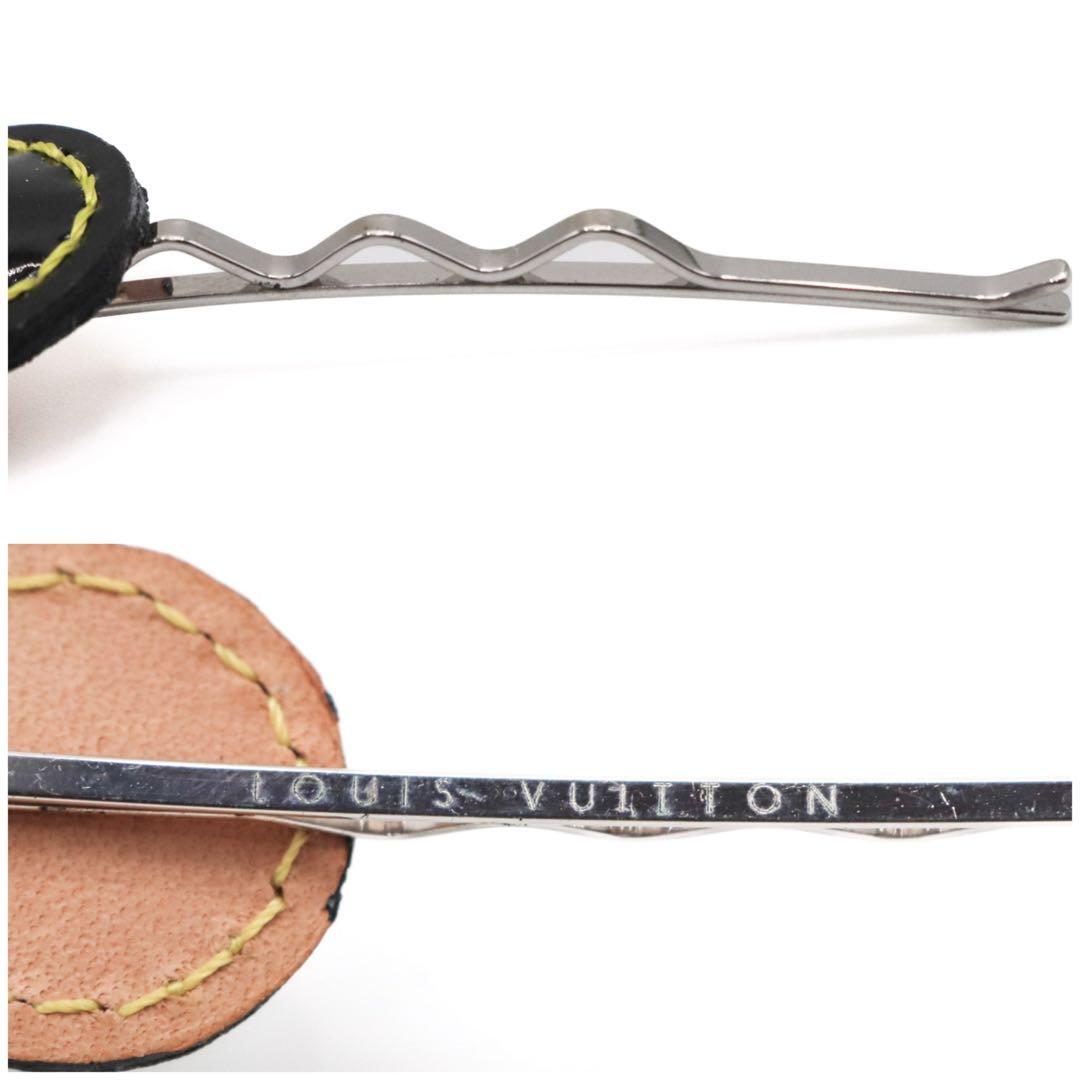 極美品】ルイヴィトン バレッタ フルール ヴェルニ ヘアピン M92259