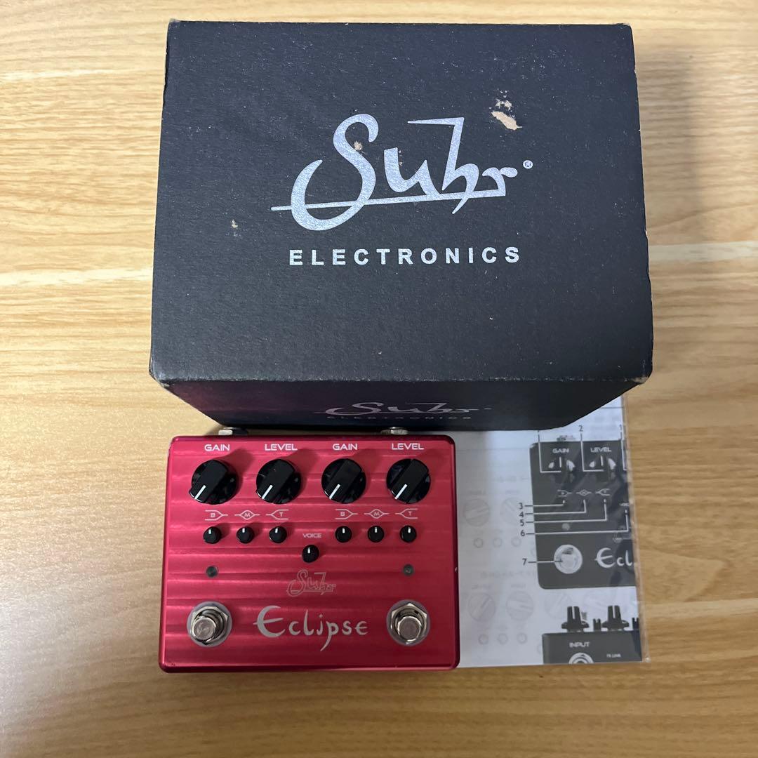 Suhr Eclipse ギターエフェクター SUHR / Eclipse ディストーションの特徴と使い方などをレビュー。一台