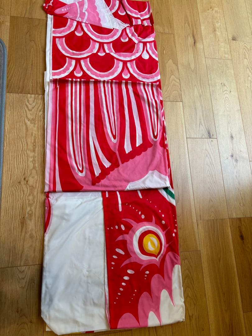 希少 鯉のぼり 赤8m ユニチカナイロン 祝 日の出 鯉織 飛龍印