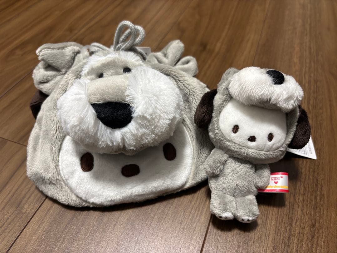 NICI×サンリオキャラクターズ シュナウザー ポチャッコ 2個セット