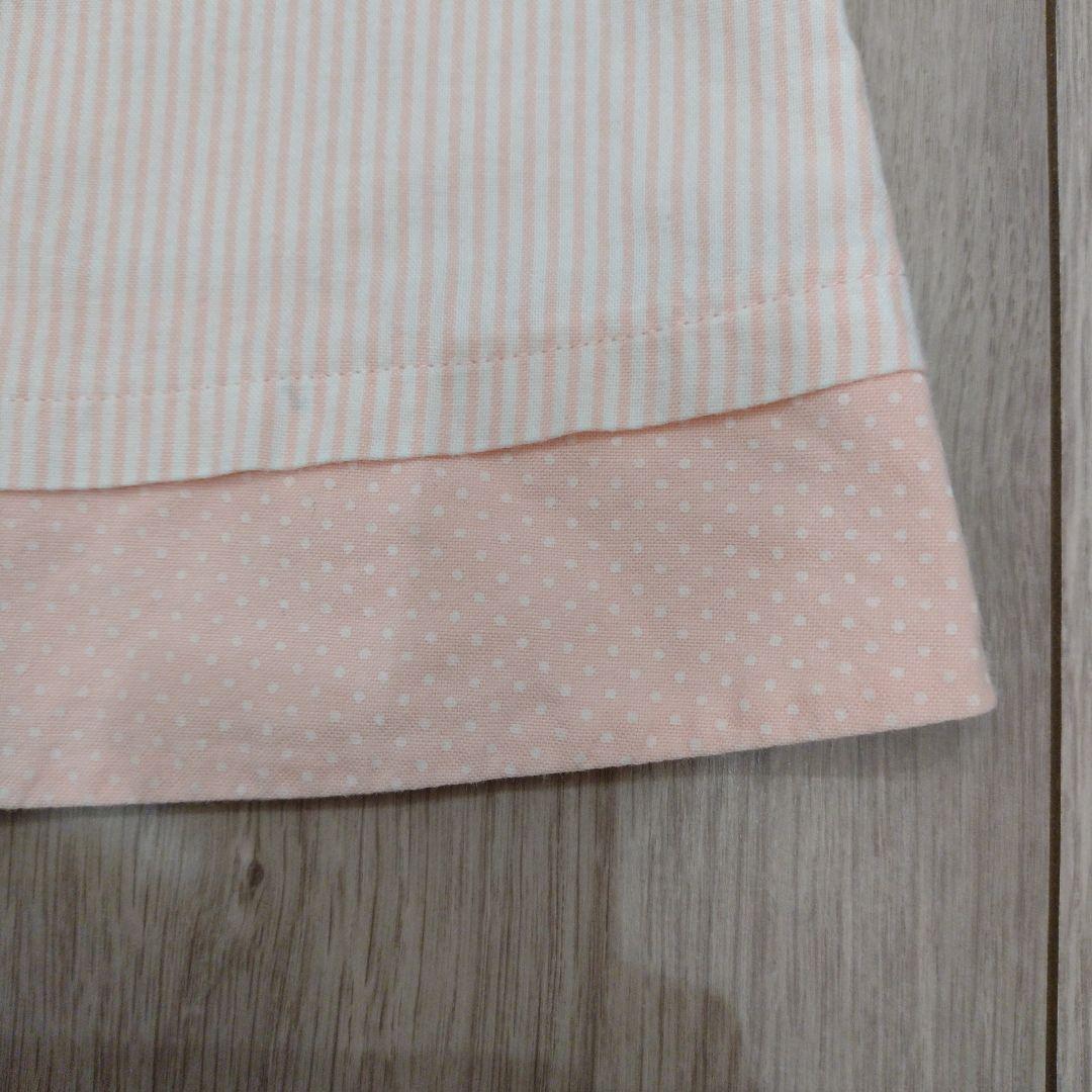 ☆familiar☆ 90 上品！美品！ワンピース ピンク ジャンパースカート