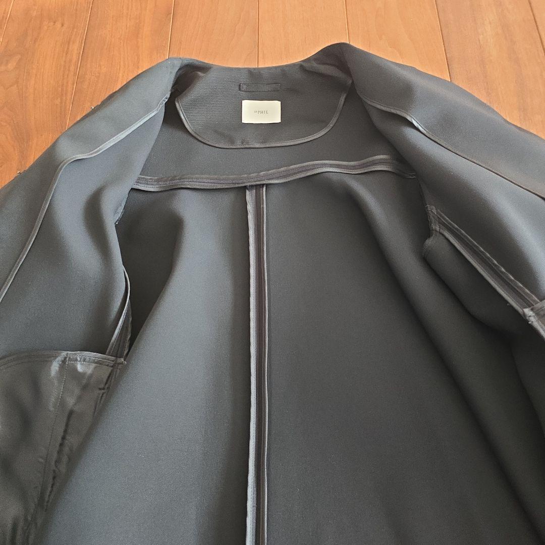 LE PHIL エアートリプルクロスバックフレアジャケット黒フリーサイズ