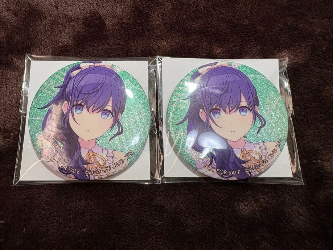 朝比奈まふゆ グリッター缶バッジ グリ缶 プロジェクトセカイ - メルカリ