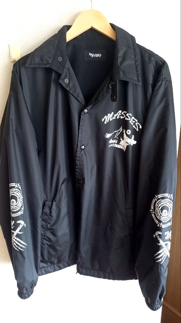 木村拓哉 キムタク着 マシス masses コーチジャケットM 黒m&m - メルカリ