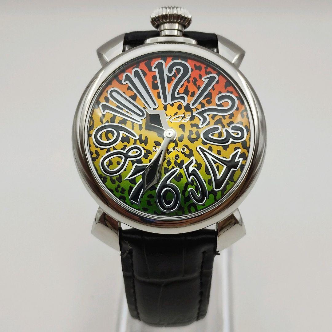 美品】稼働品 ガガミラノ アニマル 限定 腕時計 マヌアーレ40 QZ