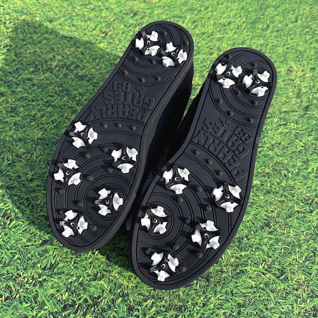 新品正規品 パーリーゲイツ 定価28600円 ゴルフシューズ 紺 24.0cm