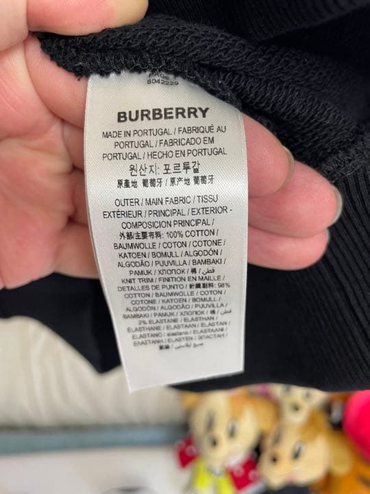 BURBERRY(バーバリー)ロゴグラフィックプルオーバー スウェット パーカー