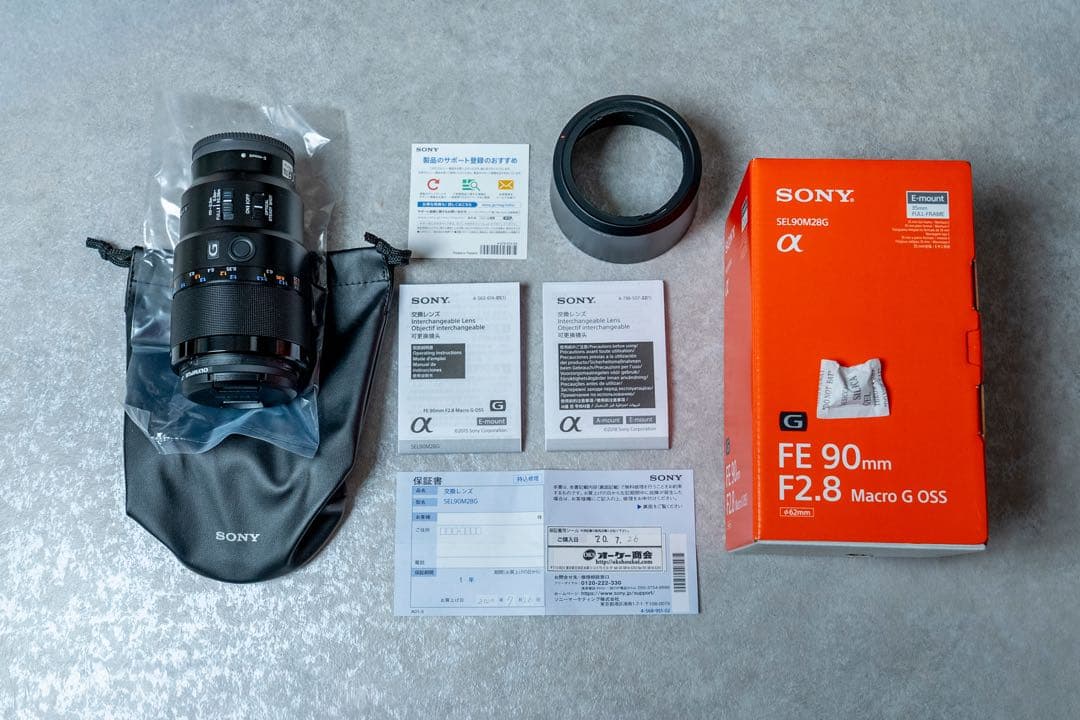 新品同様●SONY FE 90mm F2.8 Macro G OSSマクロレンズ マクロレンズは撮影の幅を広げてくれる｜ソニー FE 90mm F2.8 Macro G