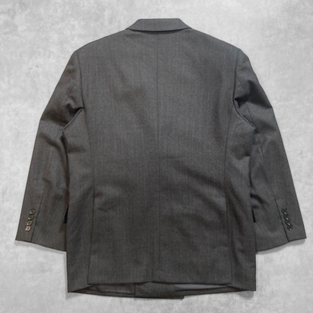 90s 阪急百貨店 vintage ダブル ピンズ スーツ セットアップ M 灰