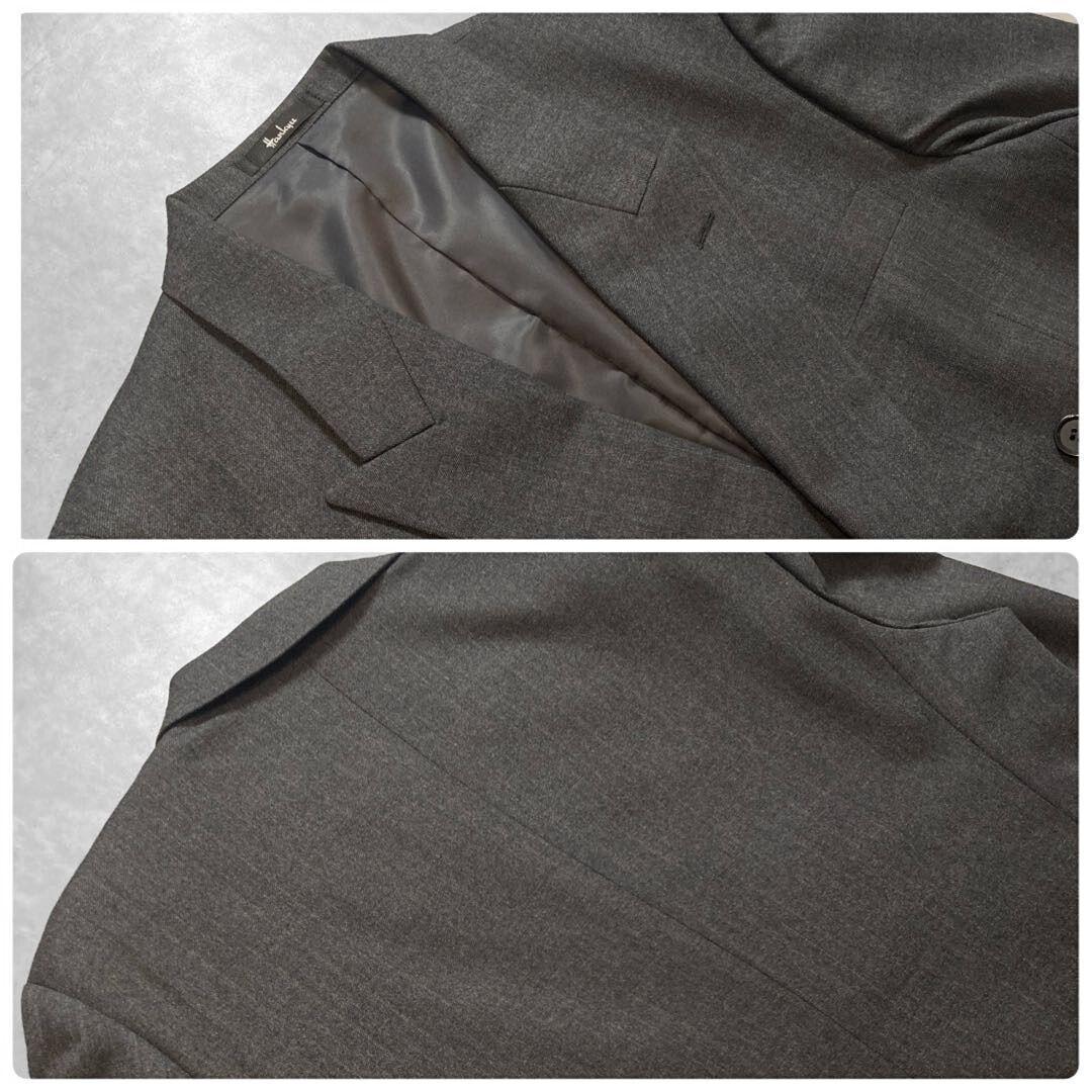 90s 阪急百貨店 vintage ダブル ピンズ スーツ セットアップ M 灰