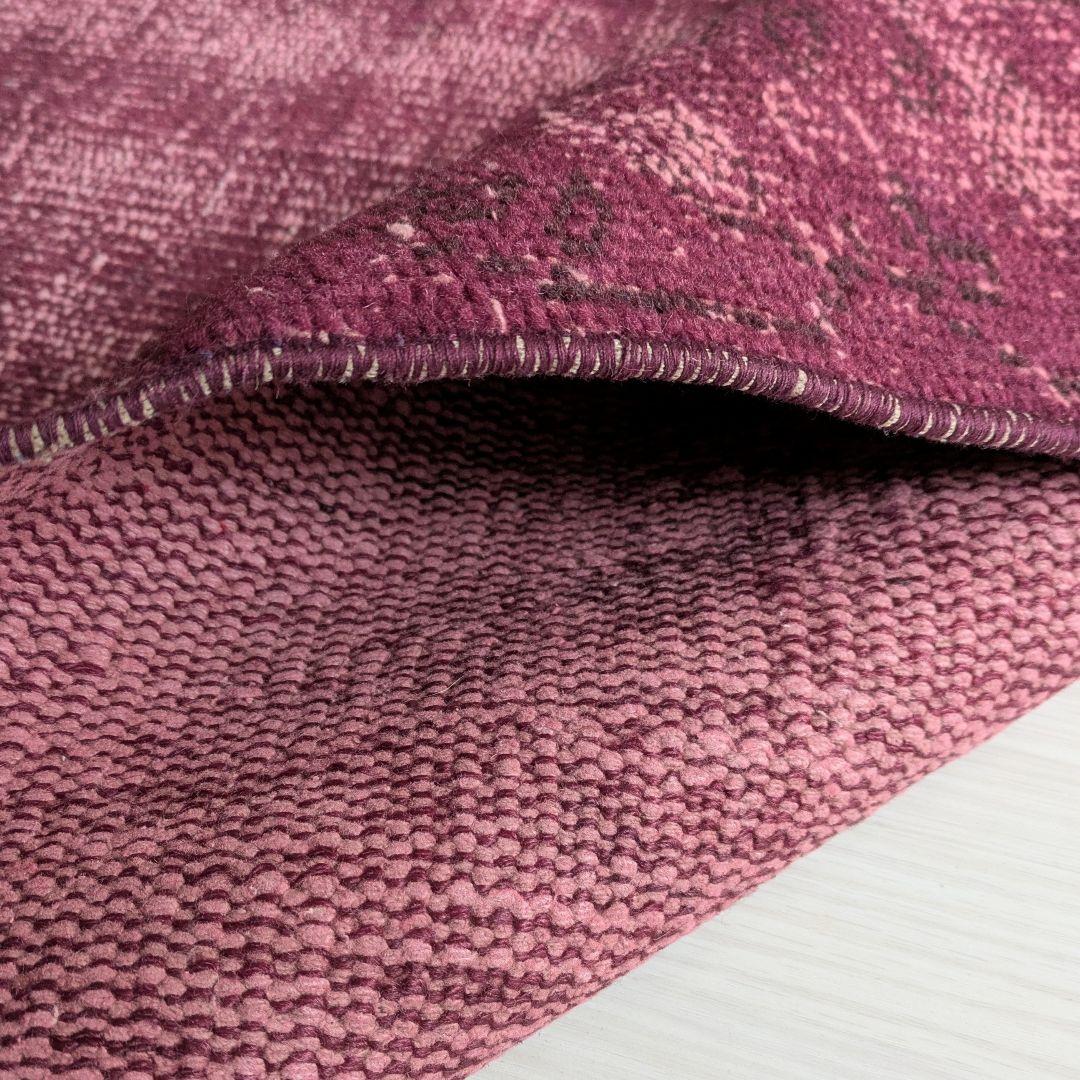 88×170 ワインレッドオーバーダイワンカラー トルコヴィンテージラグ