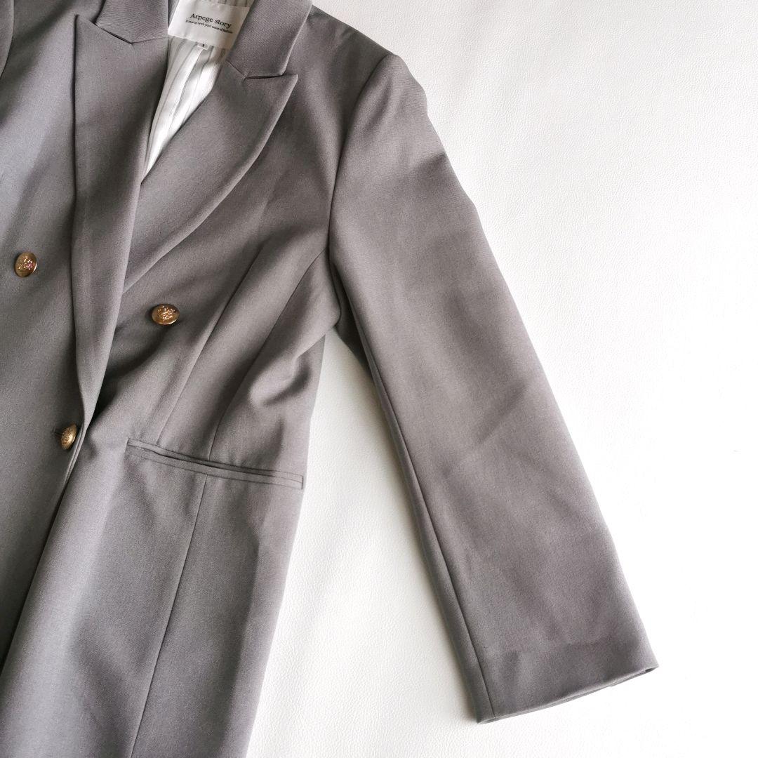 24SS【美品✨】アルページュストーリー ダブルブレストジャケット 金