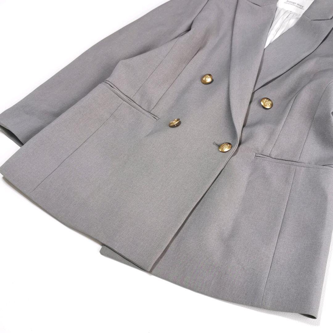 24SS【美品✨】アルページュストーリー ダブルブレストジャケット 金