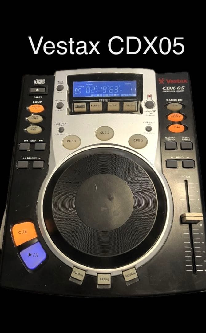 CDJ】Vestax CDX-05 ベスタクス 補修品 スクラッチ - メルカリ