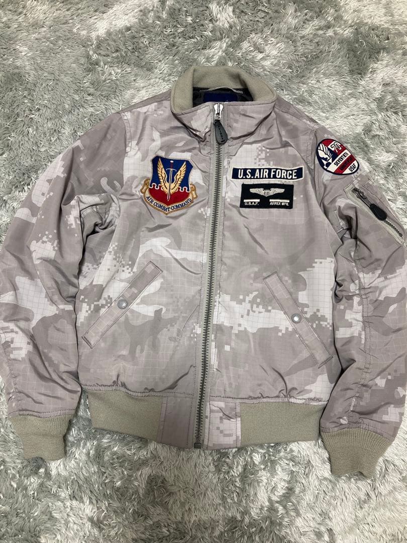 AVIREX アメリカ空軍70周年記念 フライトジャケット MA-1 迷彩　M Amazon | (アビレックス) Avirex アメリカ空軍70周年記念 タイプ MA-1
