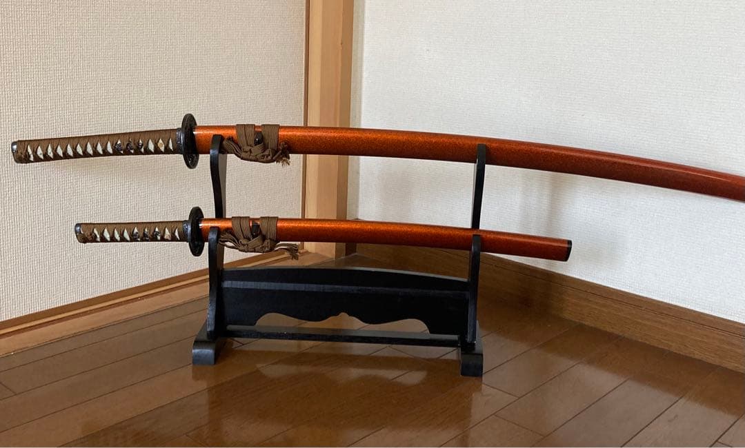 五月人形付属品　模造刀　刀台 楽天市場】【模造刀】【陣太刀】ミニミニ竜太刀セット【五月人形