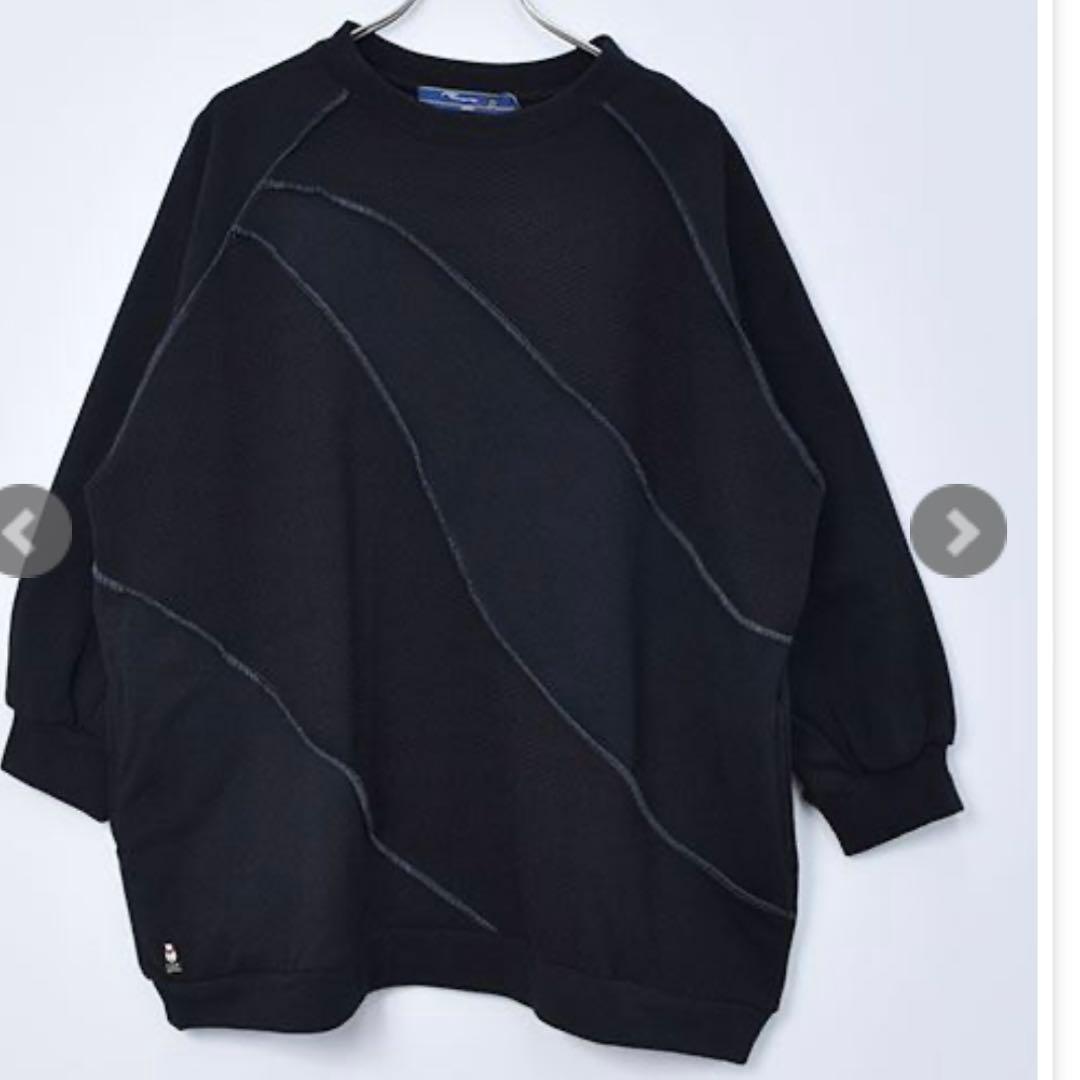 《新品》ドラッグストアーズ　D.S.clubアシンメトリーBIG トレーナー