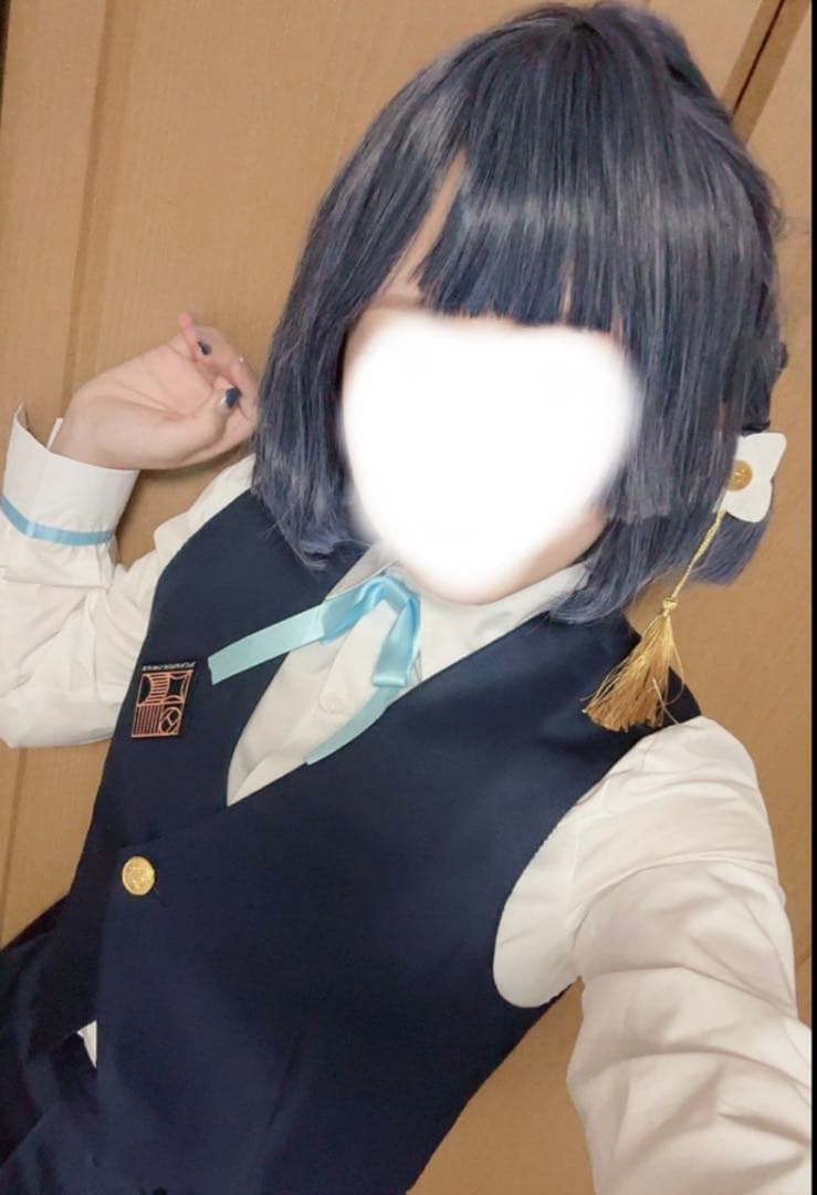 学マス 秦谷美鈴 制服 コスプレ ウィッグ・髪飾りつき - メルカリ