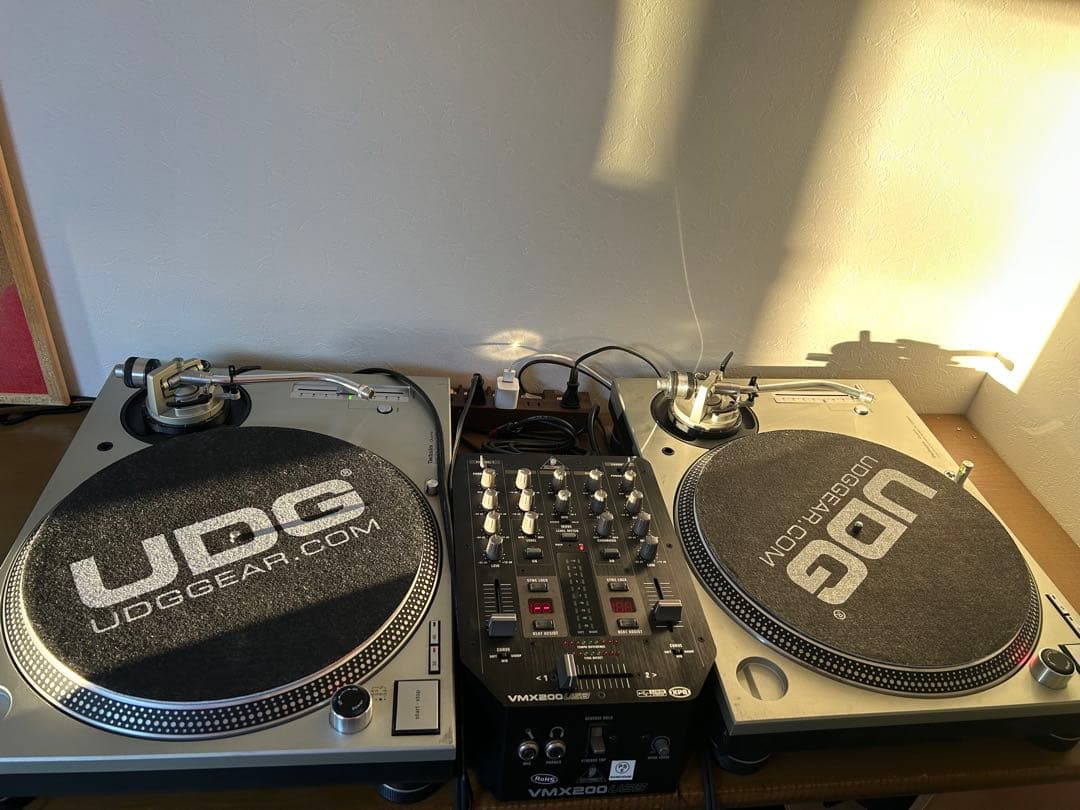 テクニクス　SL1200 MK5 ターンテーブル　ミキサーセット　完動品　DJ DJ機材レンタル 東京 Technics SL-1200MK5