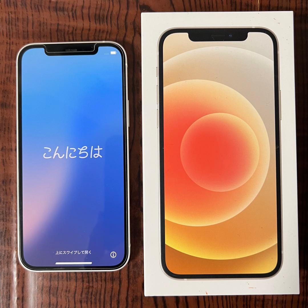 【ジャンク】iPhone12 SIMフリー ホワイト ムスビー｜「新品未使用」SIMフリー iPhone 12 128GB ホワイト MGHV3J