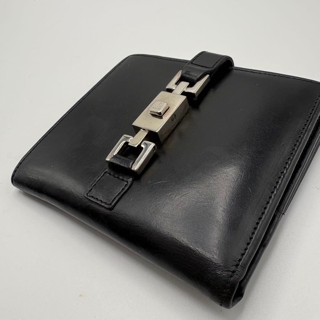GUCCI グッチ　ジャッキーラインの二つ折り財布　スモールウォレット GUCCI グッチ / ジャッキーコンパクトウォレット 二つ折り財布 GG