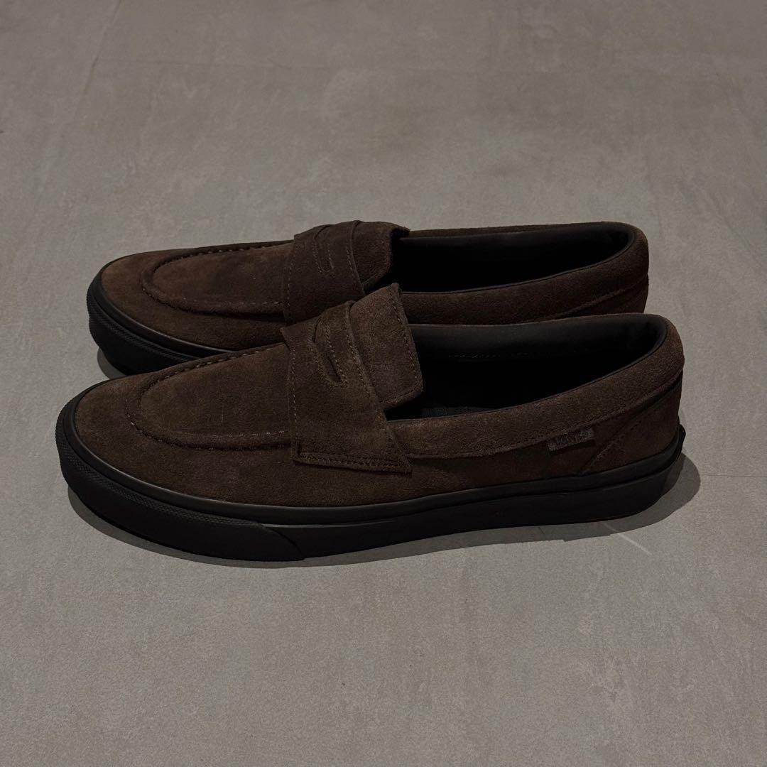 VANS バンズ ヴァンズ ローファー スエード ブラウン 24.0cm a2