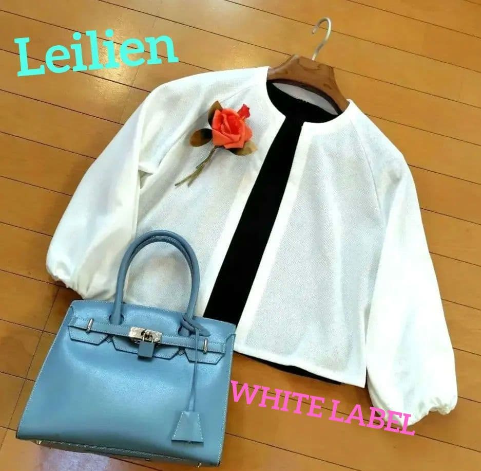 レリアン ノーカラー・バルーンスリーブジャケットコクーン11L ノーカラージャケット|レリアン | レリアン公式オンラインストア